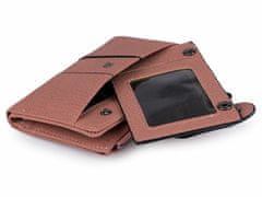 Kraftika 1ks 6 mint tmavá dámská peněženka s přezkou 9,5x13,5 cm