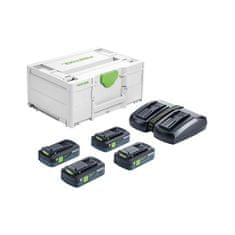 Festool 577104 napájecí sada SYS 18V 4x4,0/TCL 6 DUO