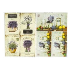 Kraftika Sada decoupage karet 6 ks "lavender", kreativita