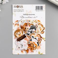 Kraftika Sada výseků pro scrapbooking "magic forest" (60 prvků)