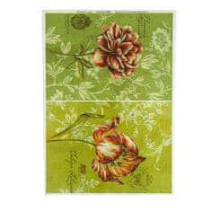 Kraftika Sada decoupage karet 6 ks "wonderful bloom"