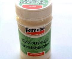 Pentart Lepidlo a lak na decoupage textilu 100ml,