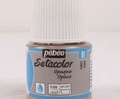 Pébéo Setacolor 45ml šedá barva na textil,