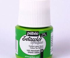 Pébéo Setacolor 45ml jarní zelená barva na textil,