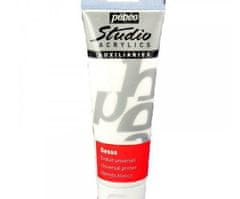 Pébéo Gesso bílá krycí akrylová barva 250ml studio ,pasty