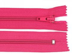 Kraftika 1ks carmine rose spirálový zip šíře 5mm délka 18cm pol