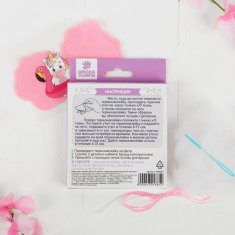 Kraftika Diy kit brooch z pocitu rainbow unicorn, felt