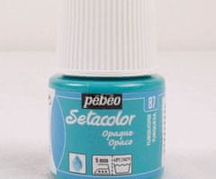 Pébéo Setacolor 45ml tyrkysová barva na textil,