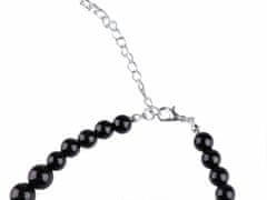 Kraftika 1ks černá perlový náhrdelník
