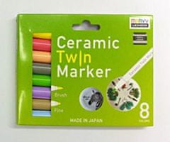 Marvy Sada popisovačů ceramic marker floral (8ks),