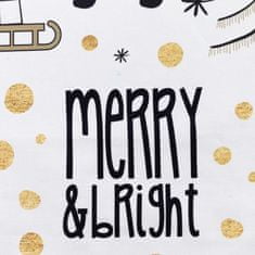 Kraftika Sada 2 ručníků - "merry & bright", 100% bavlna