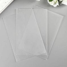 Kraftika List plastů (průhledný) 10x15 cm (sada 3 ks) 0,3 mm