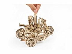 UGEARS 3d dřevěné mechanické puzzle ugr-10 motorka