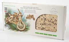 UGEARS 3d dřevěné mechanické puzzle ugr-10 motorka