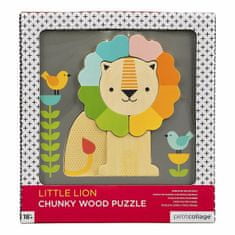 Petit collage Petitcollage dřevěné puzzle lev