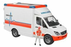 Bruder Mb sprinter sanitka s figurkou model v měřítku 1:16