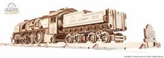 UGEARS 3d dřevěné mechanické puzzle v-express parní