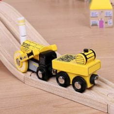 Bigjigs Rail Replika historické lokomotivy rocket + 2 koleje