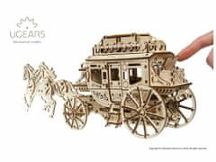 UGEARS 3d dřevěné mechanické puzzle dostavník