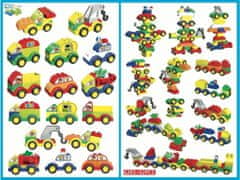 L-W Toys Junior kostky auta 62 ks