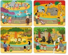 Vilac Dřevěné puzzle zoo