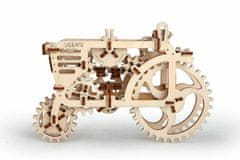 UGEARS 3d dřevěné mechanické puzzle traktor