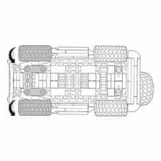 Sluban Model bricks m38-b0813 off road modrý pickup s