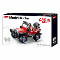 Sluban Model bricks m38-b0816 off road červený 4x4