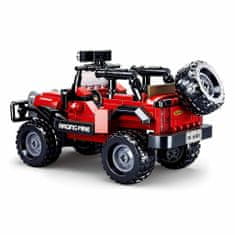 Sluban Model bricks m38-b0816 off road červený 4x4