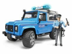 Bruder Auto land rover policie s figurkou