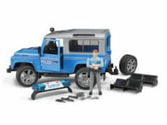 Bruder Auto land rover policie s figurkou