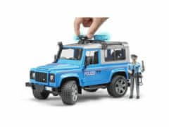 Bruder Auto land rover policie s figurkou