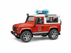 Bruder Hasičské auto land rover s figurkou