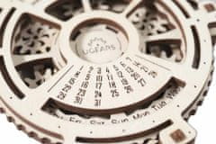 UGEARS 3d dřevěné mechanické puzzle kalendář