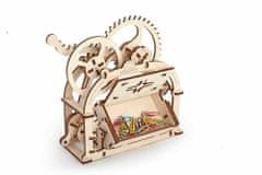 UGEARS 3d dřevěné mechanické puzzle box na vizitky