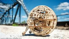 UGEARS 3d dřevěné mechanické puzzle monowheel