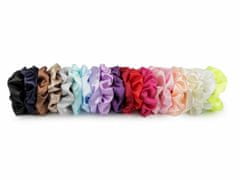 Kraftika 1ks červená saténová scrunchie gumička do vlasů