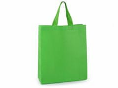 Kraftika 1ks zelená sv. nákupní taška z netkané textilie 34x40cm