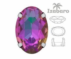 Izabaro 4ks crystal heliotrope green 001helgr oval fancy