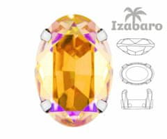 Izabaro 4ks crystal sunshine 001sun oválný efektní kámen