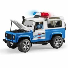 Bruder Land rover policie s figurkou