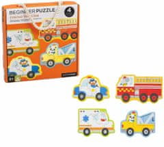 Petit collage Petitcollage puzzle záchranná vozidla