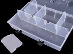 Kraftika 1ks transparent plastový box / kufřík