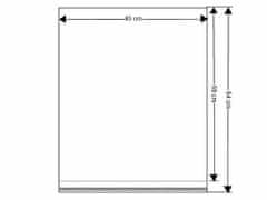 Kraftika 100ks ransparent celofánové sáčky s lepicí lištou 40x50cm