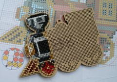 Kraftika 1pc vánoční vlak seed beaded diy kit