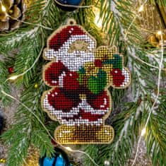 Kraftika 1pc santa claus seed beaded diy kit