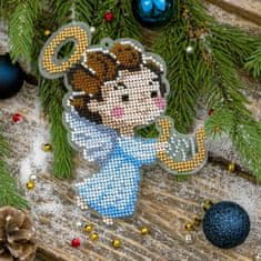 Kraftika 1pc music angel seed beaded diy kit