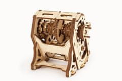 UGEARS 3d dřevěné mechanické puzzle stem lab převodovka