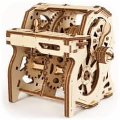 UGEARS 3d dřevěné mechanické puzzle stem lab převodovka