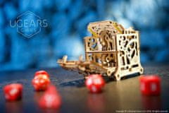 UGEARS 3d dřevěné mechanické puzzle úložný box na kostky